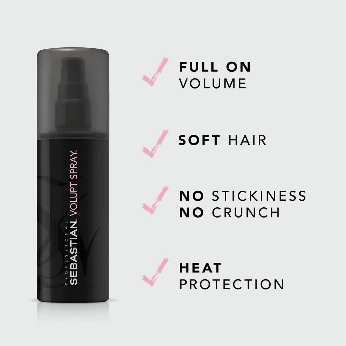 Full on volume Soft hair No stickiness No crunch Heat protection. For extra body Shake Spray Blow-dry. For enhanced waves and curls Shake Spray Air Dry. Combine with Volupt Shampoo & Volupt Conditioner for best results. Challenge
            Find your style* *sold separately. For all hair types