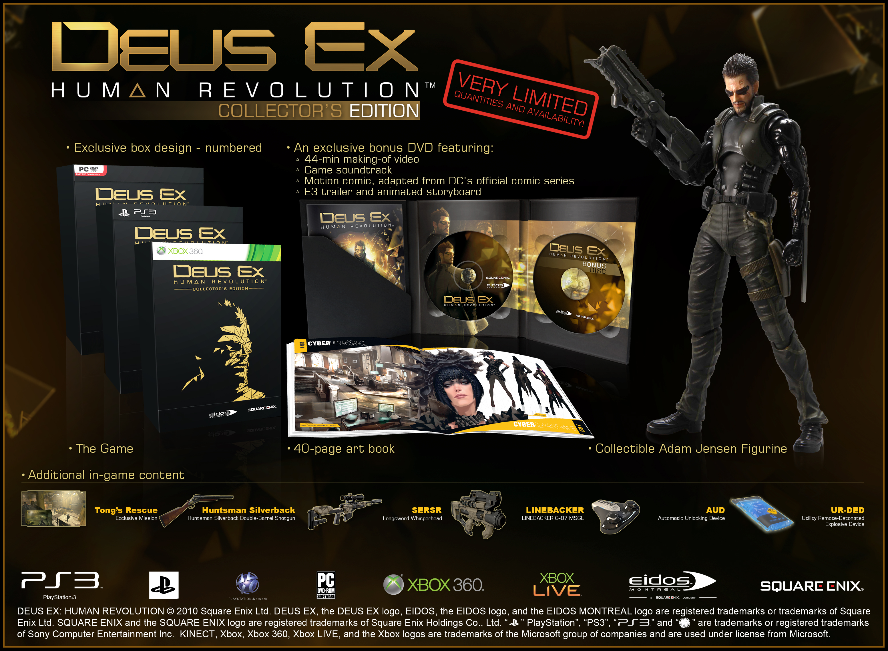 Deus Ex: Human Revolution Collectors Edition PS3 | Zavvi