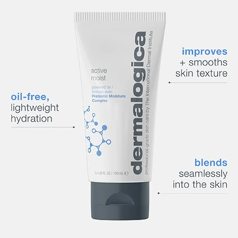 image 1, oil free, lightweight hydration. improves and smooths skin texture. blends seamlessly into the skin. image 2, new jumbo size available