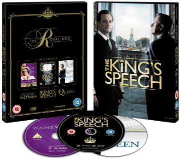 The Royal Box Front Cover, The King's Speech Front Cover And Three Discs