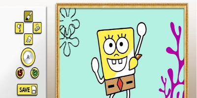 Colouring Spongebob in
