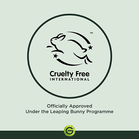 cruelty free international. officially approved under the leaping bunny programme.