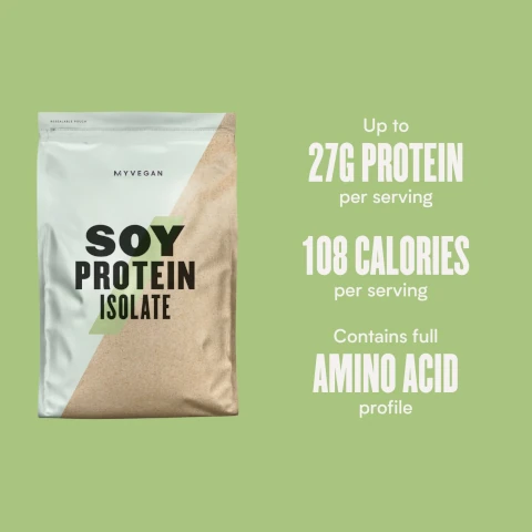 up to 27g protein per serving, 108 calories per serving and contains full amino acid profile