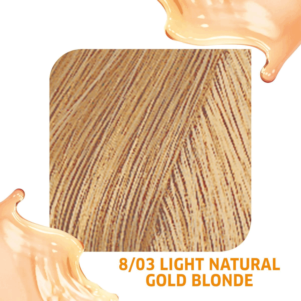 8/03 Light Natural Gold Blonde  Semi-Permenant Colour enhance. Direct Dies and Vitamin Care Complex. Lasts Up to 10 Shampoos. Colour, depth and tone. Quick and Easy Application  
