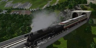 train on track