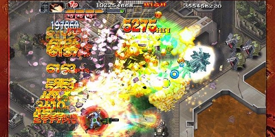 character shooting across screen