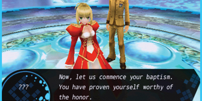 A cut-scene part of the game