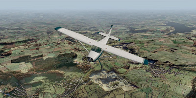 plane in sky