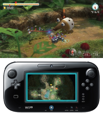 pikmin and wii u console