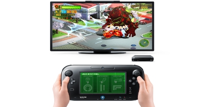 game with Wii U remote