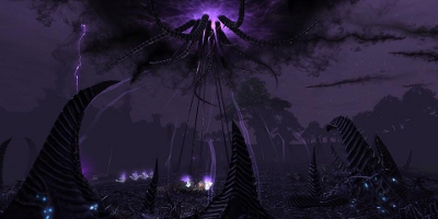 purple sky