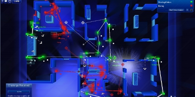A view of the standard gameplay in Frozen Synapse