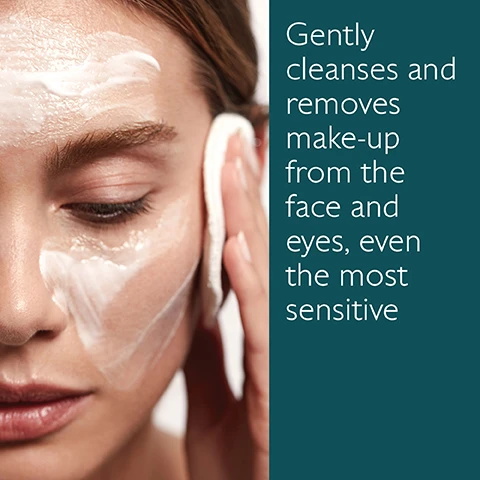 Image 1 - A close-up of a woman applying a creamy cleanser to her face, with text stating Gently cleanses and removes make-up from the face and eyes, even the most sensitive.
              Image 2 - A bottle of Caudalie Vinoclean Cleansing Almond Milk is shown against a white background, surrounded by sweet almond oil, cornflower water, and grape elements, with text highlighting its nourishing properties and anti-oxidant benefits.
              Image 3 - Image shows three bottles of makeup remover labeled Vinoclean by Caudalie, each with distinct features: the left bottle emphasizes waterproof makeup removal, the middle one highlights gentle cleansing and makeup removal, and the right one mentions quick makeup removal; the top text reads Which make-up remover suits your skin?
              Image 4 - Three bottles of Caudalie cleansing products are displayed in a staggered arrangement, labeled as Large format 400mL, Standard format 200mL, and Travel format 100mL.
              Image 5 - A pair of hands hold two skincare products; one labeled as Vinoclean Cleansing Almond Milk and the other as a Moisturizing Toner, with steps 1 and 2 indicated beside them.
              Image 6 - An image of a clear bottle of Cleansing Almond Milk with purple flowers inside, accompanied by recycling instructions that state to recycle the bottle in the recycling bin and recycle the pump with Terracycle, along with the Terracycle logo.
              Image 7 - Five skincare products displayed in a row, labeled from left to right as Micellar Water, Make-up Removing Oil, Cleansing Milk, Instant Foaming Cleanser, and Moisturizing Toner, all from the brand Caudalie.