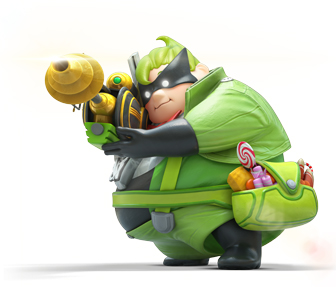 wonder green with unite gun