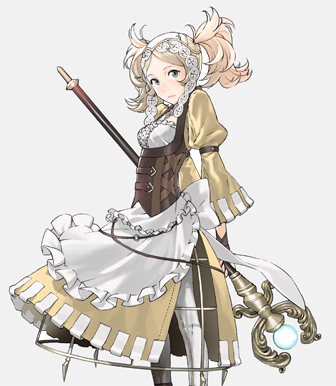 women in a dress