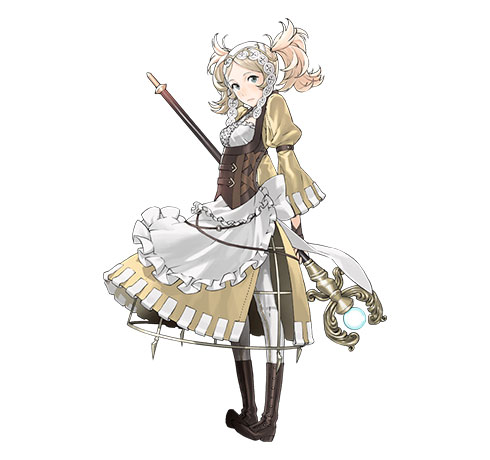 women in a dress