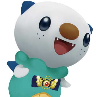 a happy oshawott