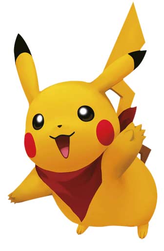 pikachu waving