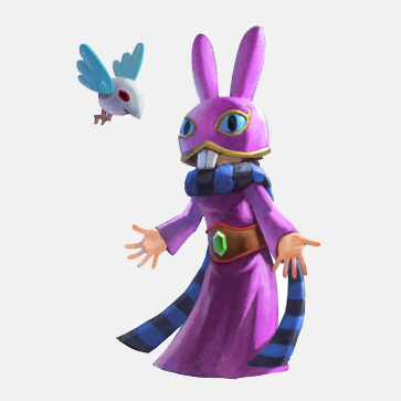 ravio with bird