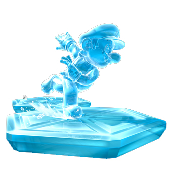 iced mario running