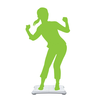 green silhouette