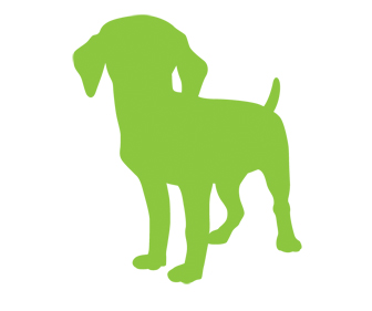 green silhouette