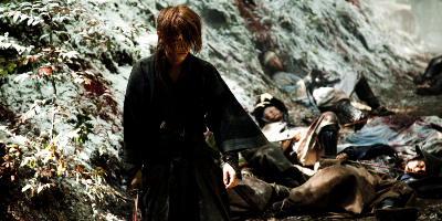 Dead Bodies Lying on the Floor Behind Kenshin