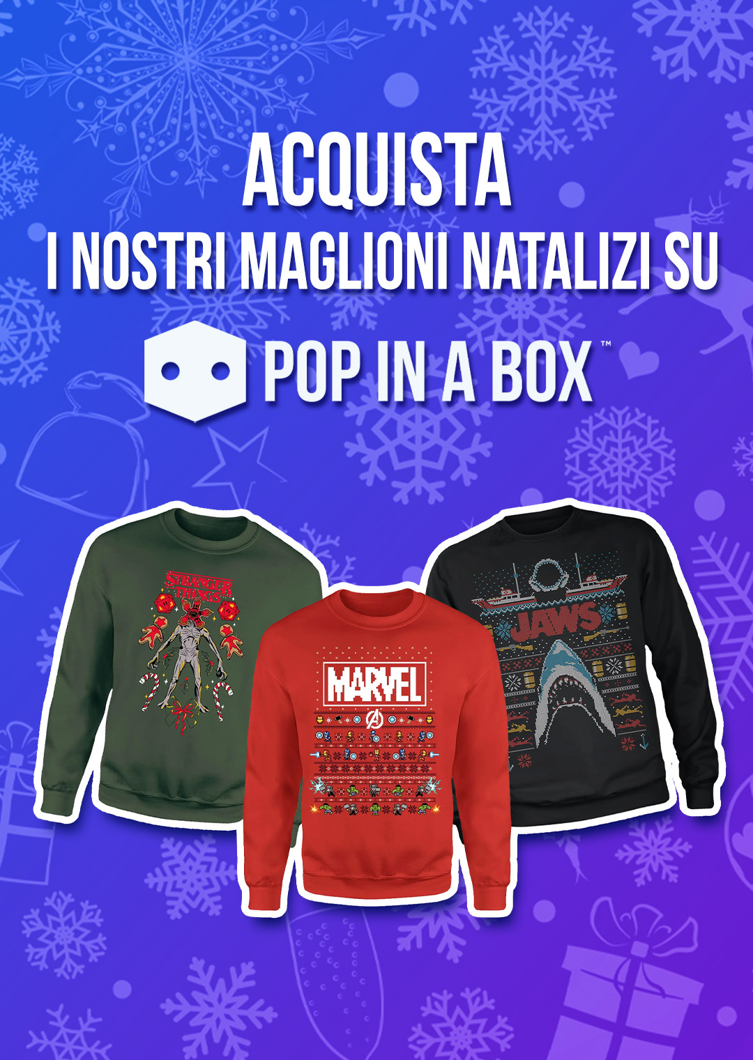 Acquista I Nostri Maglioni Natalizi Su Pop In A Box