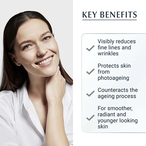 Image 1, key benefits. visiblt reduces fine lines and wrinkles. protects skin from photoageing. counteracts the ageing process. for smoother, radiant and younger looking skin. image 2, how to use. in the evening to a well cleanses face, neck and decollete. gently massage into skin, avoid eye contact. for all skin types. image 3, 3 times effect formula. 1 = fill - short and long chained hyaluronic acid moisturises the skin and effectively plumps up wrinkles. 2 = stimulate - the antioxidant saponin stimulates skin's own hyaluronic acid production by up to 356%. 3 = defend - new enoxolone decreases the degradation rate of hyaluronic acid by more than 50%. image 4, 98% confirm supports the skin's regeneration overnight. product in use study with 120 women, results after 4 weeks of application. image 5, key ingredients. hyaluronic acid - refines first lines. enoxolone - decreases the degeneration rate of hyaluronic acid. saponin - stimulates hyaluronic acid production. image 6, recommended routine. 1 = special care hyaluron-filler concentrate. 2 = special treatment hyalyron filler day SPF 15. night care hyaluron filler night.