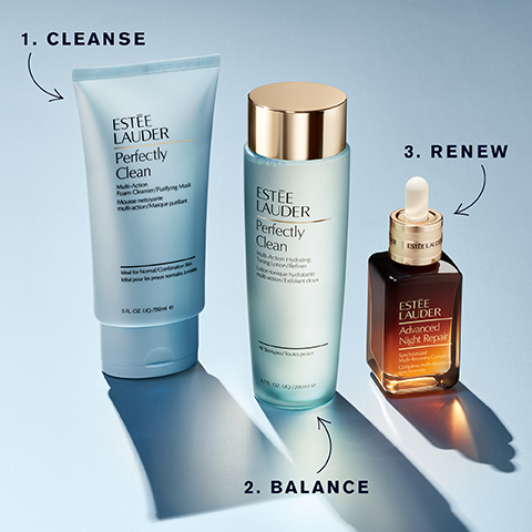 素敵でユニークな Clean Perfectly Lauder Estée Multi-Action + Cleanser Foaming トライアルセット・サンプル