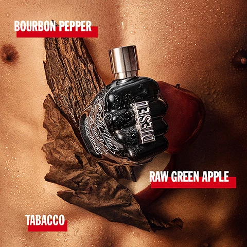 Image 1, bourbon pepper, raw green apple, tabacco. image 2, disel, only the brave tattoo. image 3, only the brave, 200ml, 125ml, 50ml