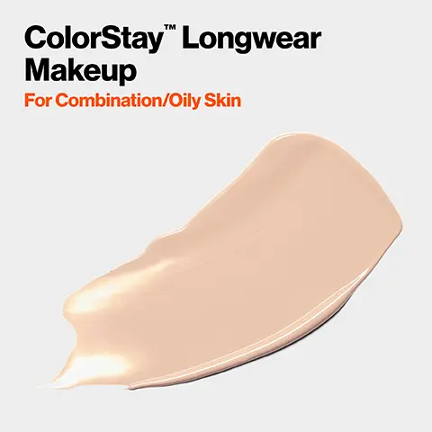 ColorStayTM Longwear Makeup For Combination/Oily Skin Image 2, ColorStayTM Longwear Makeup For Combination/Oily Skin Flawless 24HR wear All-day oil control breakthrough More Vitamin E to nourish & protect Transfer-resistant, waterproof & mask-friendly Oil-free, SPF 15, Fragrance-free 43 diverse shades Sunscreen Broad Spectrum SPF 15 220 VITAMINE Antioxant Defense REVLON COLORSTAY 24 HRS LONGWEAR MAKEUP MAINE OF COMBINATION/OILY COMBISKINON/OILY SKIN 10 FLOz/30 ml e Image 3, All Day Oil Control Breakthrough Antioxidant Vitamin E nourishes & protects skin Sunscreen Broad Spectrum SPF 15 330 VITAMINE Antioxidant Defense REVLON COLORSTAY 24 HRS LONGWEAR MAKEUP COMBINATION/CLY COMBISKINON/O SKIN 10 FL. 02/30 ml e