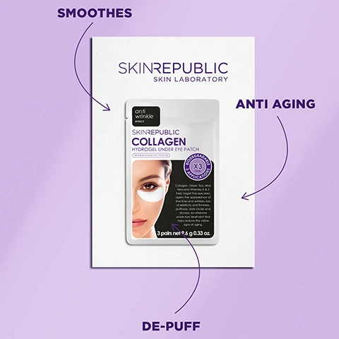 Image 1, smoothes, anti-aging, de-puff