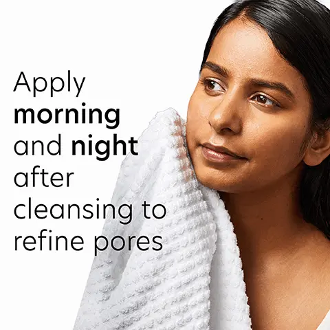 Image 1: Apply morning and night after cleansing to refine pores. Image 2: A gentle exfoliating toner infused with vitamins, amino acids and enzymes. Image 3: Designed to refine pores, gently exfoliate and create a healthy glow, formulated with pumpkin winem a aminoguanidine glutathione and lactic acid. Image 4: 5 star customer rating: hands down my favourite facial toner! it smells like pumpkin pire! it gently exfoliates and leaves my skin so soft without over drying.  Image 5: complete the regimen