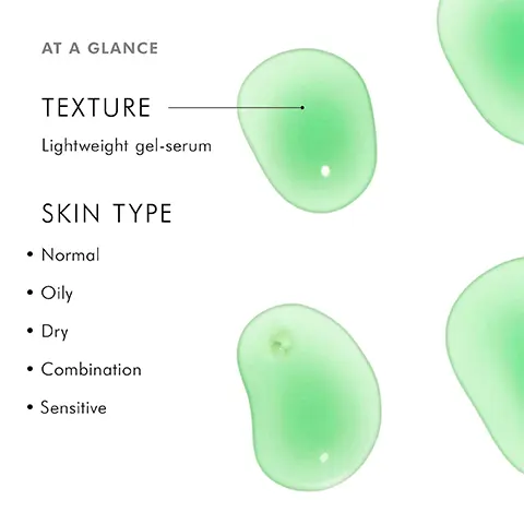 Image 1- At a glance, texture: Lightweight gel serum. Skin Type: normal, oily, dry, combination and sensitive. Image 2- Product's key ingredients. Thyme, olive and cucumber extracts- these natural botanicals are known to soothe and calm skin, eucalyptus leaf- An essential oil that delivers a purifying feeling to skin and hyaluronic acid- this powerful, natrual humectant provides long lasting hydration to improve the look of skin texture. Image 3- soothes and hydrates sensitive skin. Image 4- Complete the morning regimen (products sold separately) Step 1: prevent Phloretin CF, Step 2: Correct Phyto Corrective Gel. Step 3: Moisturize Daily moisture. Step 4: Protect Sheer physical UV defense sunscreen SPF 50. Image 5- Complete the nighttime regimen (products sold separately) Step 1: prevent Resveratrol B E, Step 2: Correct H.A Intensifier. Step 3: Correct A.G.E Eye complex. Step 4: Correct Triple lipid restore 2:4:2