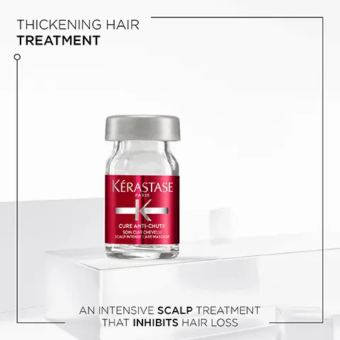 Image, thickening hair treatment, an intensive scalp treatment that inhibits hair loss. Image 2, before and after. Image 3, specifique, 97% agree that shampoo deeply cleanses hair and scalp, 97% agree that shampoo does not weigh hair down, 91% agree that shampoo leaves scalp feeling clean, 98% agree that their scalp feels more comfortable. Image 4, vitamin B6, menthol, amino acid. Image 5, specifique, Hovig Etoyan Global Professional Ambassador, how do you treat an oily scalp and greasy hair without drying out your ends? specifique provide balancing care for oily hair that keeps it hydrated and happy.