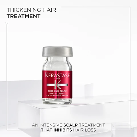 Image 1 - A glass vial labeled Kérastase Paris containing a thickening hair treatment with visible text that reads THICKENING HAIR TREATMENT and AN INTENSIVE SCALP TREATMENT THAT INHIBITS HAIR LOSS.
              Image 2 - A woman is shown with her face split into two halves, labeled BEFORE on the left side and AFTER on the right side, illustrating a transformation or improvement in her appearance.
              Image 3 - The image shows several petri dishes filled with colorful liquids and substances, featuring labels for vitamin B6, menthol, and amino acid, with a slice of lime placed in one of the dishes.
              Image 4 - A woman with long black hair gazes to the side, while text beside her lists survey results about a shampoo, stating that 97% agree it deeply cleanses hair and scalp, 97% agree it does not weigh hair down, 91% agree it leaves the scalp feeling clean, and 98% agree their scalp feels more comfortable.
              Image 5 - A smiling man with curly hair is wearing a white shirt and black blazer, accompanied by the text that reads HOVIG ETOYAN Global Professional Ambassador How do you treat an oily scalp and greasy hair without drying out your ends? Spécifique provides balancing care for oily hair that keeps it hydrated and happy.