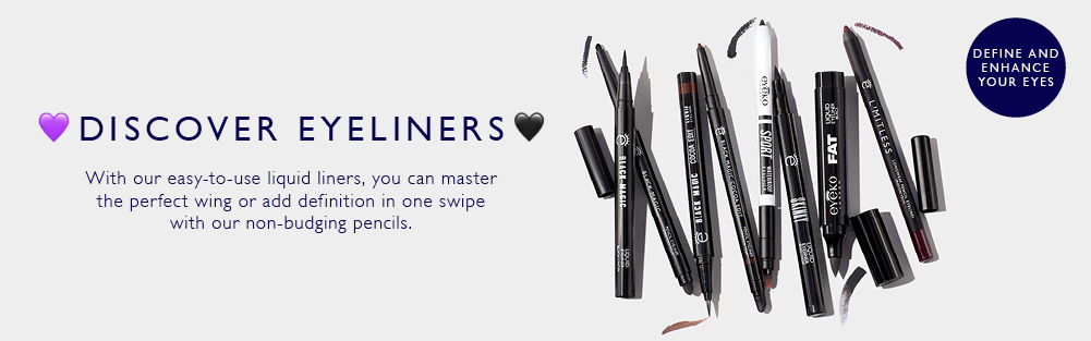 discover eyeliners. With our easy to use liquid liners, you can master the perfect wing or add definition in one swipe with our non budging pencils. define and enhance your eyes