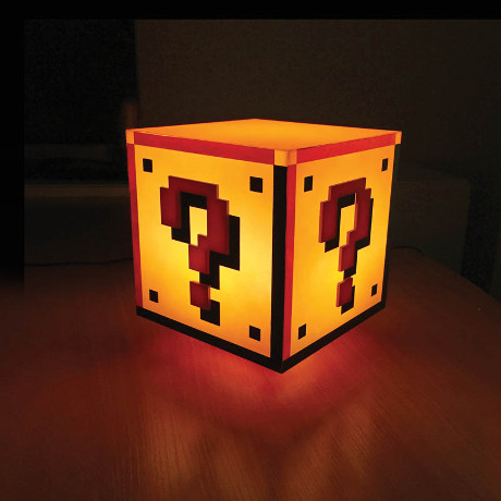 super mario bros question block light