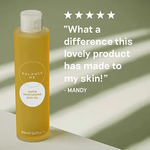 5 stars- What a difference this lovely product has made to my skin!- Mandy. Nourishes, revitalises, restores, calms.