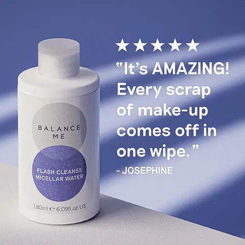 5 stars- It's AMAZING! Every scrap of make-up comes off in one wipe- Josephine. Hydrates, plumps, boosts radiance, refreshes.