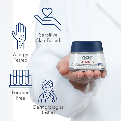 Sensitive skin tested, allergy tested, paraben free, dermatologist tested