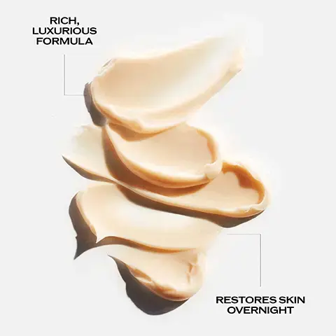 Image 1, RICH, LUXURIOUS FORMULA RESTORES SKIN OVERNIGHT Image 2, ANTI-AGING NIGHTTIME MOISTURIZER SHISEIDO FUTURE SOLUTION LX Night/Nuit SKIN APPEARS FIRM, SMOOTH AND RADIANT REDUCES THE APPEARANCE OF WRINKLES Image 3, ENMEI-HERB EXTRACT Antioxidant properties Helps slow down the appearance of visible signs of aging. image 4, resilient skin 93%. 85% brighter skin. consumer test on 108 volunteers after 4 weeks of using product. image 5, night routine. step 1 = cleanse, step 2 = soften. step 3 = regenerate. step 4 = repair.