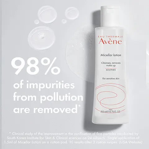 98% of impurities from pollution are removed. Your routine.