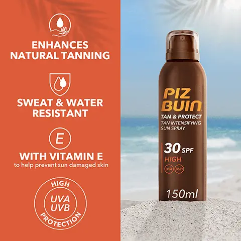 Image 1, enhances natural tanning, sweat and water resistant with vitamin E to help prevent sun damaged skin high protection. Image 2, enhances natural tanning for a natural faster, more beautiful tan. Image 3, excellent this is the only brand i will use from now on- amazon verified purchase. Image 4, ultra light and absorbing  Image 5, dont forget your after sun. Immediate and last cooling effect with aloe vera and mint extract.