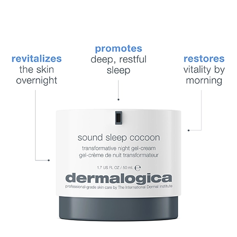 revitalises the skin overnight. promotes deep, restful sleep. restores vitality by morning