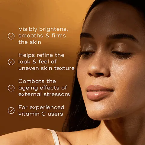 Image 1, Visibly brightens, smooths & firms the skin Helps refine the look & feel of uneven skin texture Combats the ageing effects of external stressors For experienced vitamin C users Image 2, L-ASCORBIC ACID (15%) Delivers powerful smoothing, brightening & antioxidant benefits Medik8 VITAMIN E Helps to boost the power of vitamin C PURE C15 Vitamin C Seru with Ascorbic Acid GLUTATHIONE Also enhances vitamin C power for maximum results Medik8 PURE C15 Vitamin C Serum with Ascorbic Acid Image 3, AM Mediks HOW TO LAYER Mediks Mediks Mediks CLEANSE TONE VITAMIN C SUNSCREEN EXPERT ADVICE: To help maintain vitamin C's age-defying results throughout the entire day, use Crystal Retinal in the evening