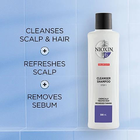 cleanses scalp and hair, refreshes scalp and removes sebum.