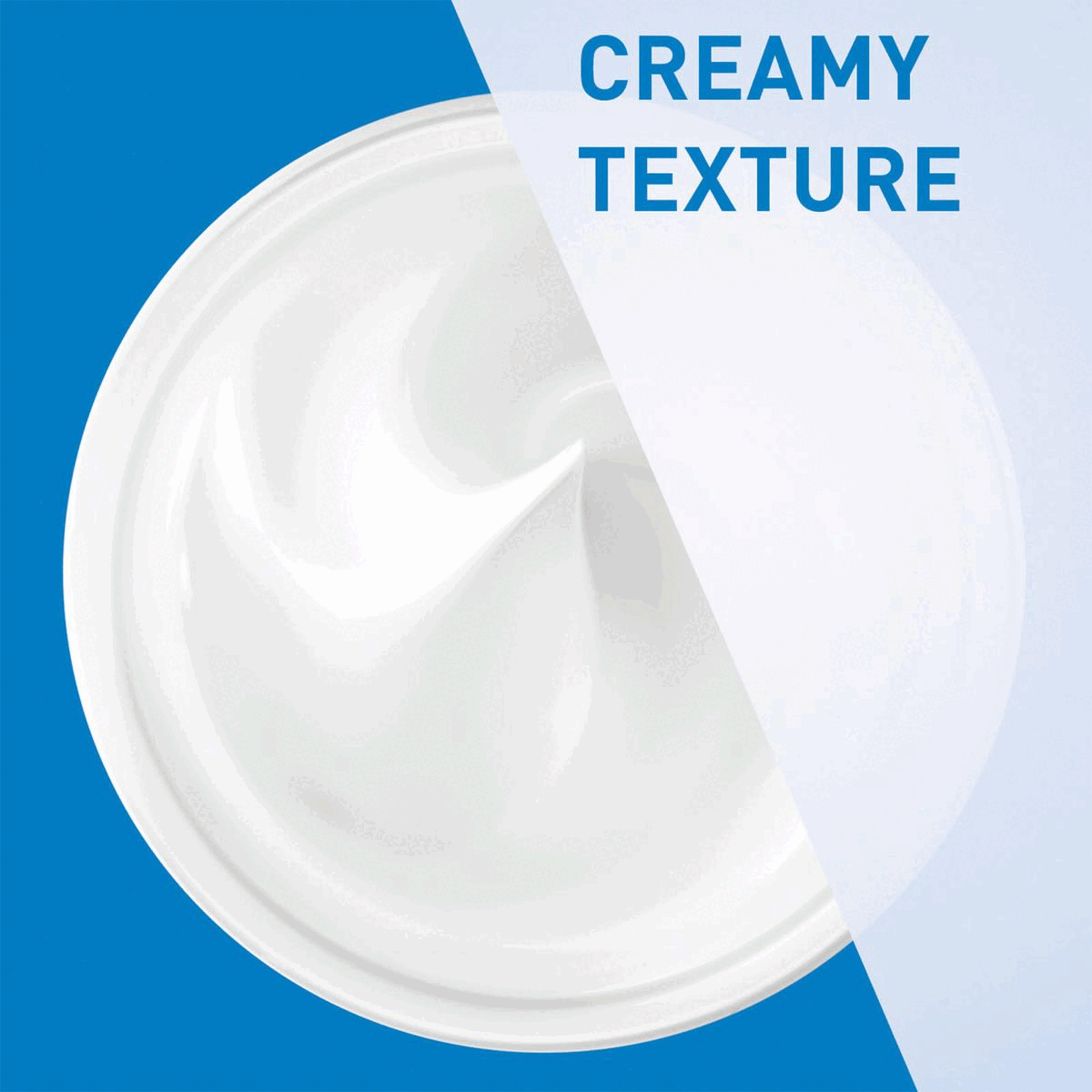 Image 1- creamy texture Image 2- rich, non-greasy feel Image 3- 93% felt instant & long lasting hydration - home tester club survey of 438 people Image 4- ceraVe developed with dermatologists
