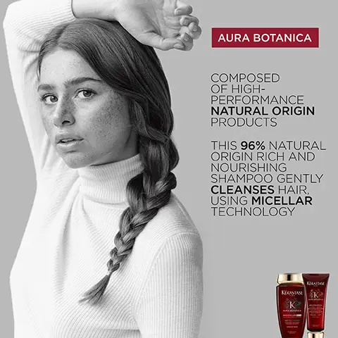 Image 1, aura botanica. composed of high performance natural origin products. this 96% natural origin rich and nourishing shampoo gently cleanses hair, using micellar technology. Image 2, coconut oil and argan oil. Image 3, hovig etoyan, global professional ambassador says, when my clients ask about hair care that's sulphate free, paraben free and silicone free, i let them know about aura botanica. a natural range that gently cleans and nourishes hair